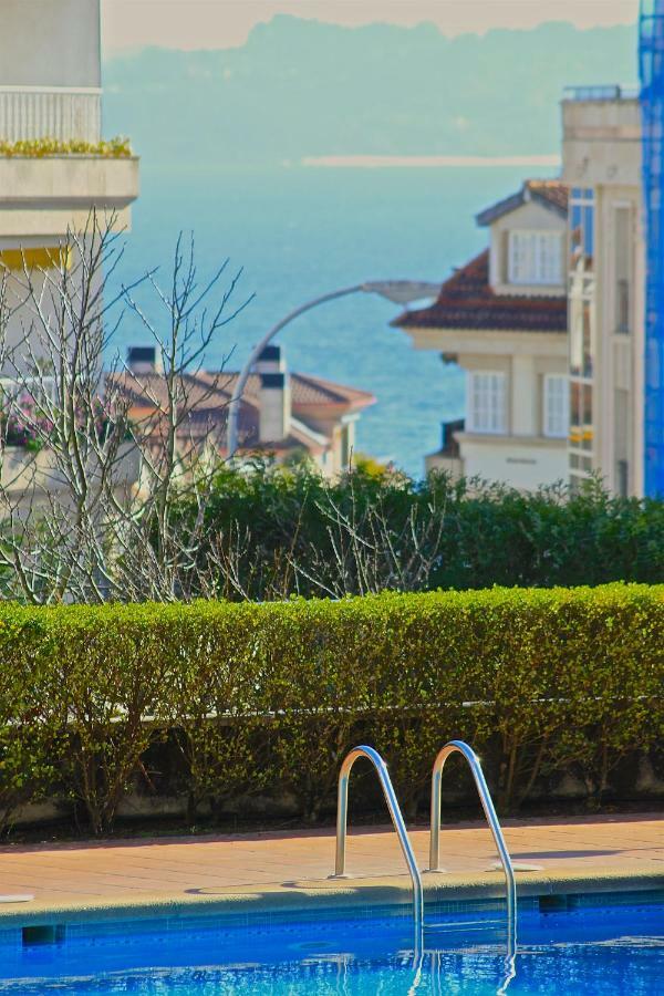 Exclusivo Apartamento En Sanxenxo Con Piscina A Unos 150 M De La Playa De Silgar Ngoại thất bức ảnh